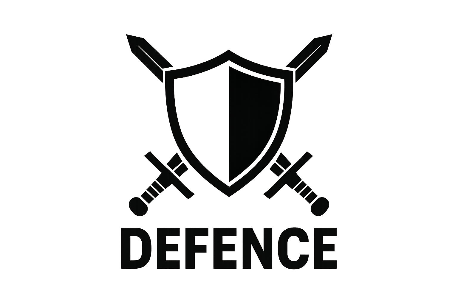 A black generic defence logo-1