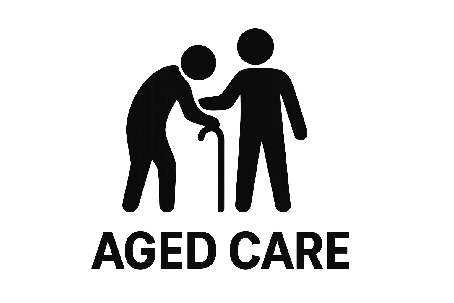 a black aged care logo-1