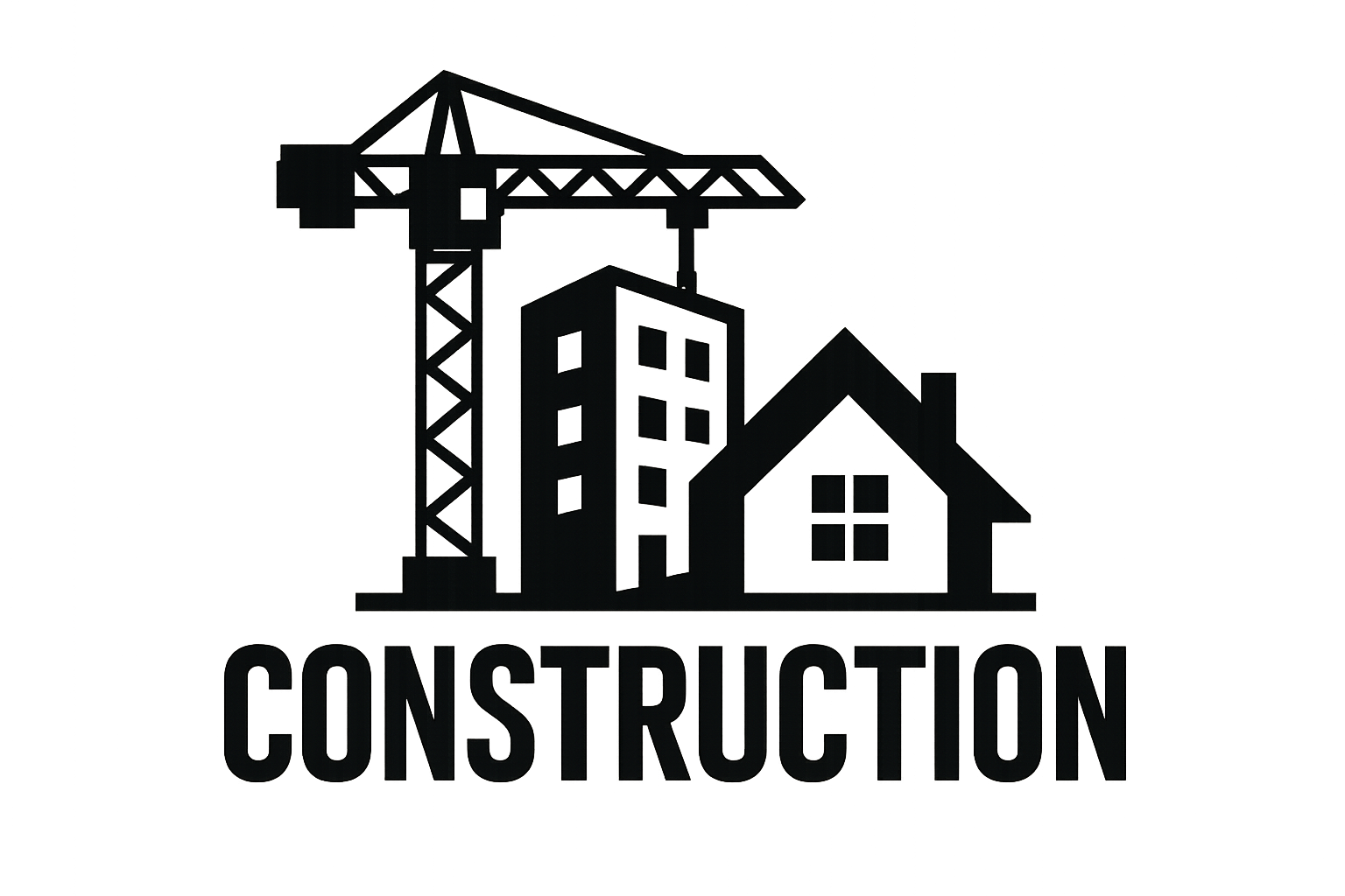 a construction logo black-1