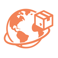 a no text logo of a shipping box orbiting the earth in orange exactly R255 G154 B82-Oct-20-2025-04-46-42-9062-AM a no text logo of a shipping box orbiting the earth in orange exactly R255 G154 B82-Oct-20-2025-04-46-42-9062-AM